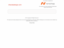 Tablet Screenshot of bharatadesign.com